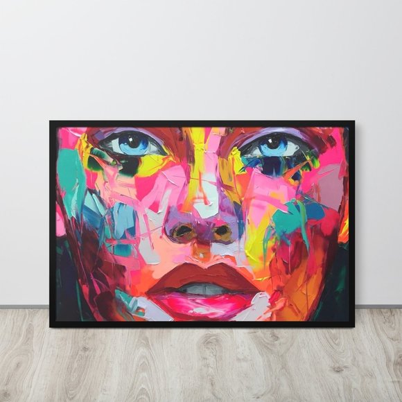 Female color pint---Premium Polished Framed Poster Edition (Customizable) - Picture 1 of 12